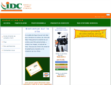 Tablet Screenshot of idc-ci.com